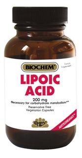 Lipoic acid is versatile water and fat soluble antioxidant that helps reduce free radical activity. This compound also helps support normal glucose metabolism..